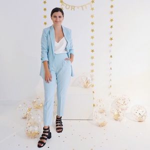 ASOS Pastel Blue Pant Suit